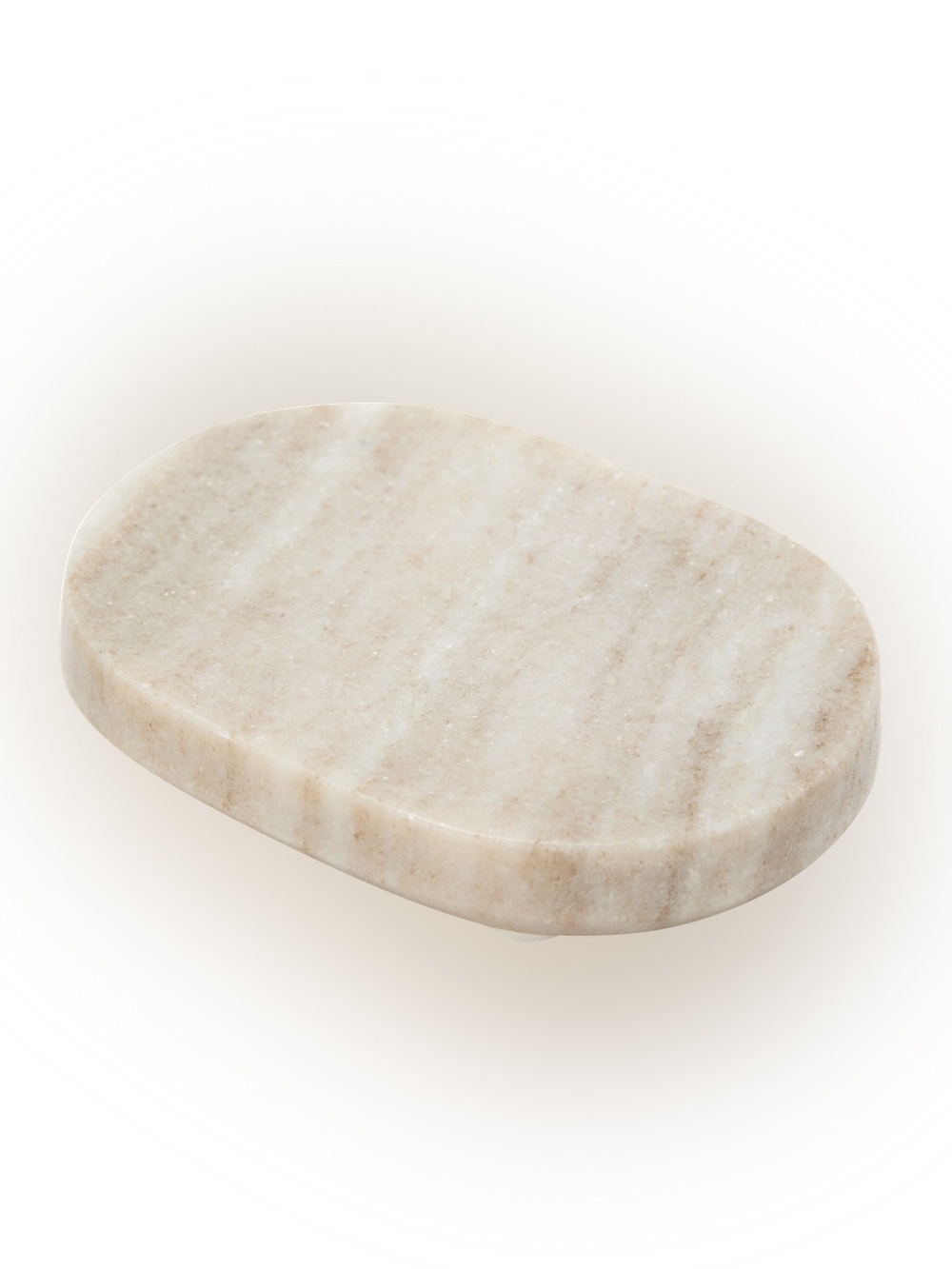 Archipelago Marble Soap Dish – Natural Beige Stone | Spa Bath Luxury - Picture 4 of 5